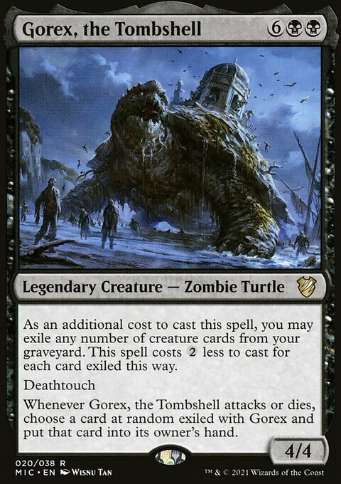 Gorex, the Tombshell, Midnight Hunt Commander #20, Magic: The Gathering card