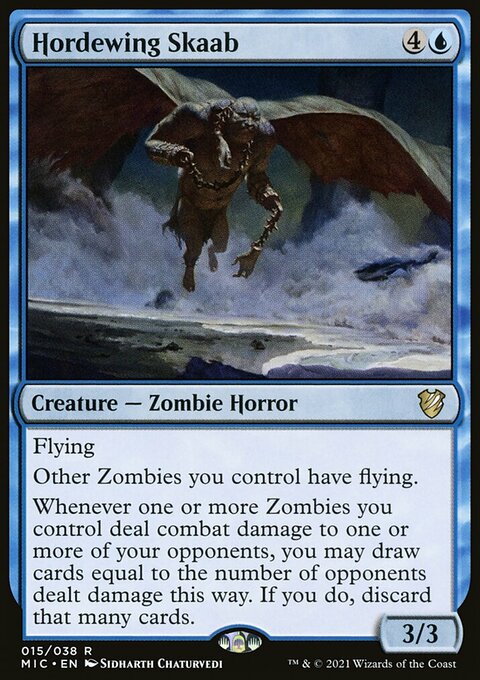Hordewing Skaab, Midnight Hunt Commander #15, Magic: The Gathering card