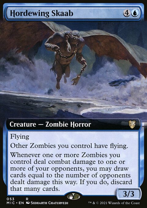 Hordewing Skaab, Midnight Hunt Commander #53, Magic: The Gathering card