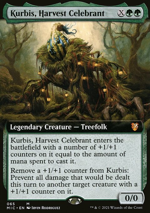 Kurbis, Harvest Celebrant, Midnight Hunt Commander #65, Magic: The Gathering card