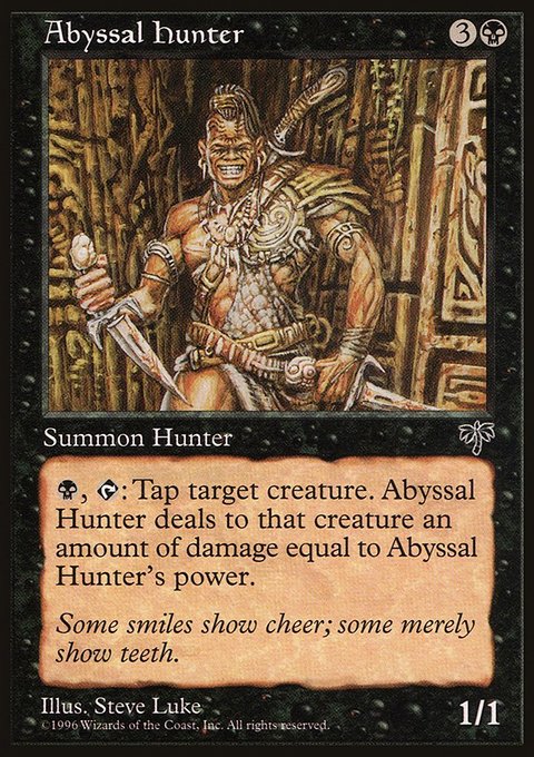 Abyssal Hunter, Mirage #103, Magic: The Gathering card