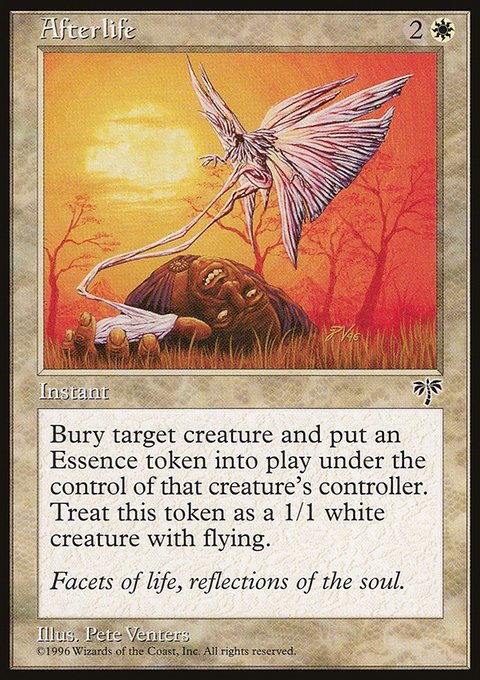 Afterlife, Mirage #1, Magic: The Gathering card