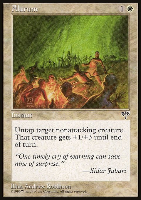 Alarum, Mirage #2, Magic: The Gathering card