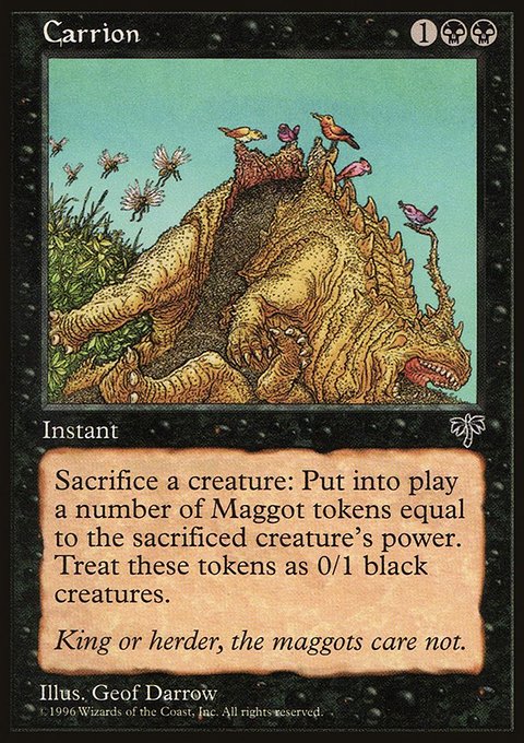 Carrion, Mirage #111, Magic: The Gathering card
