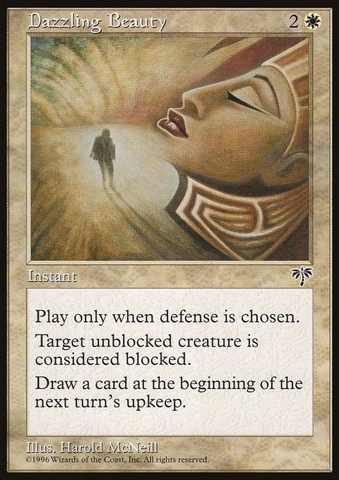 Dazzling Beauty, Mirage #8, Magic: The Gathering card