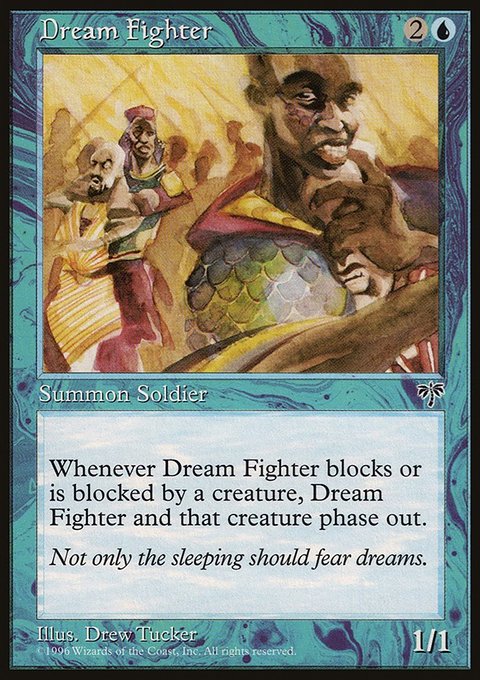 Dream Fighter, Mirage #63, Magic: The Gathering card