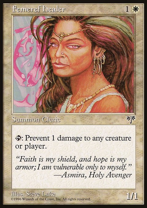 Femeref Healer, Mirage #17, Magic: The Gathering card