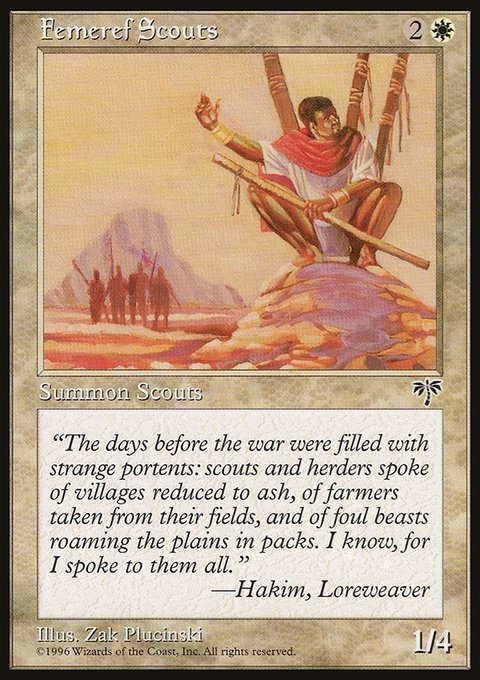 Femeref Scouts, Mirage #19, Magic: The Gathering card