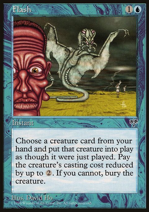 Flash, Mirage #66, Magic: The Gathering card