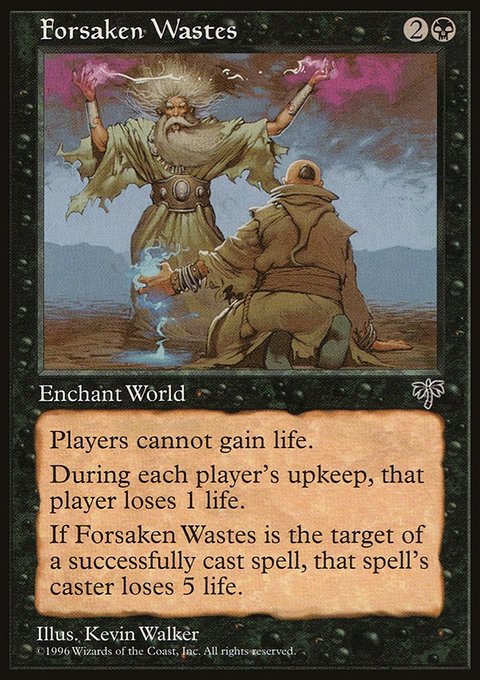 Forsaken Wastes, Mirage #125, Magic: The Gathering card