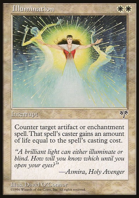 Illumination, Mirage #21, Magic: The Gathering card