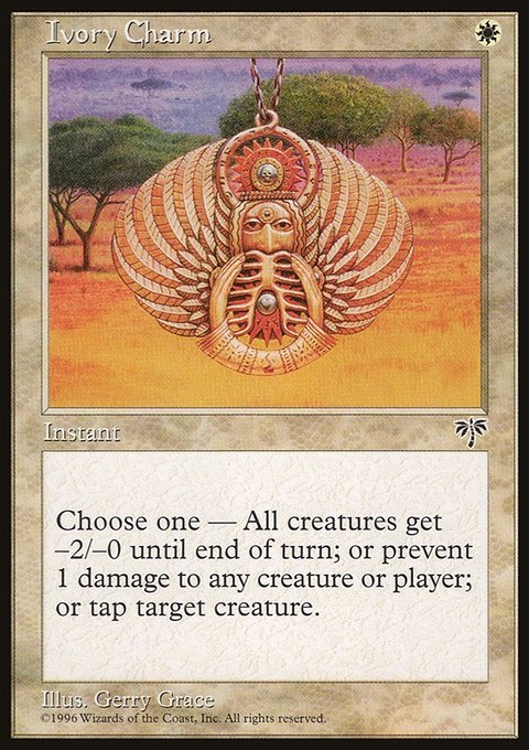Ivory Charm, Mirage #23, Magic: The Gathering card