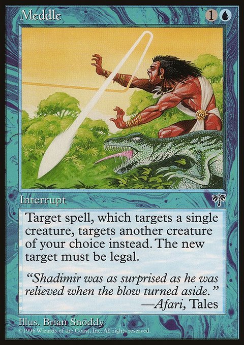 Meddle, Mirage #73, Magic: The Gathering card