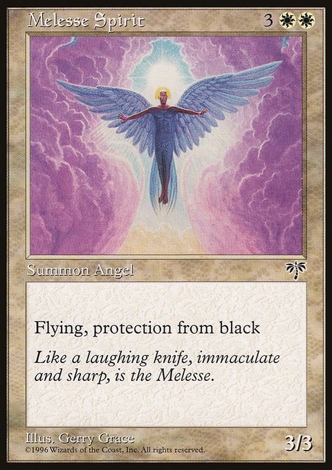 Melesse Spirit, Mirage #27, Magic: The Gathering card