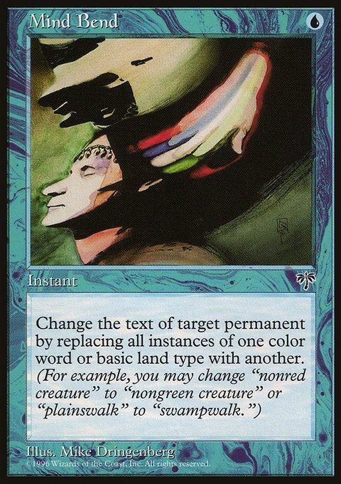 Mind Bend, Mirage #77, Magic: The Gathering card