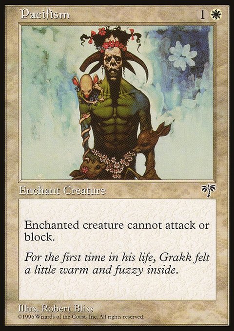 Pacifism, Mirage #32, Magic: The Gathering card