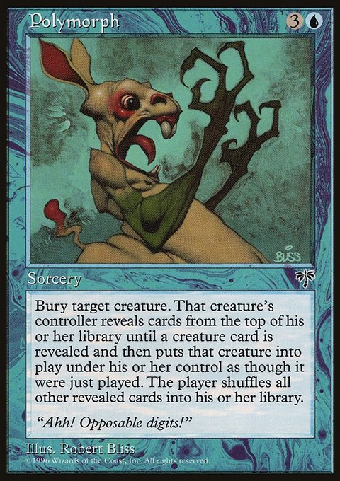 Polymorph, Mirage #82, Magic: The Gathering card