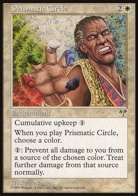 Prismatic Circle, Mirage #34, Magic: The Gathering card