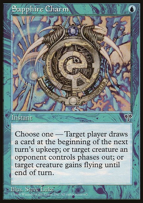 Sapphire Charm, Mirage #89, Magic: The Gathering card
