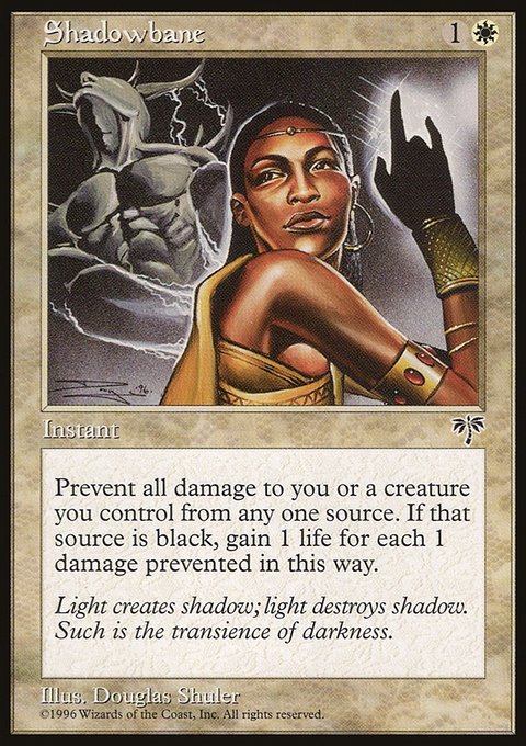 Shadowbane, Mirage #38, Magic: The Gathering card