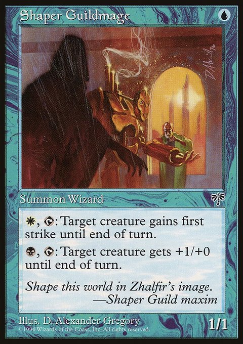 Shaper Guildmage, Mirage #91, Magic: The Gathering card