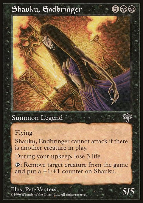 Shauku, Endbringer, Mirage #142, Magic: The Gathering card