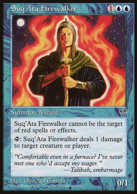 Suq'Ata Firewalker, Mirage #94, Magic: The Gathering card