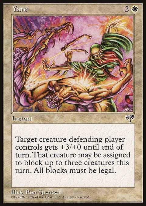 Yare, Mirage #48, Magic: The Gathering card