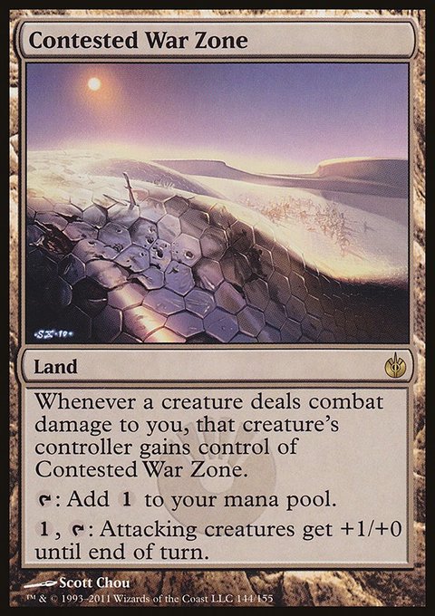 Contested War Zone, Mirrodin Besieged #144, Magic: The Gathering card