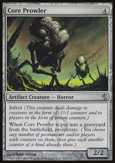 Core Prowler, Mirrodin Besieged #103, Magic: The Gathering card