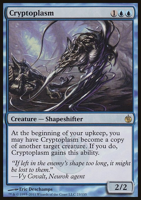 Cryptoplasm, Mirrodin Besieged #23, Magic: The Gathering card