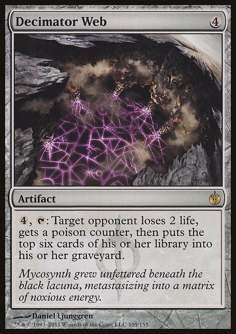 Decimator Web, Mirrodin Besieged #105, Magic: The Gathering card