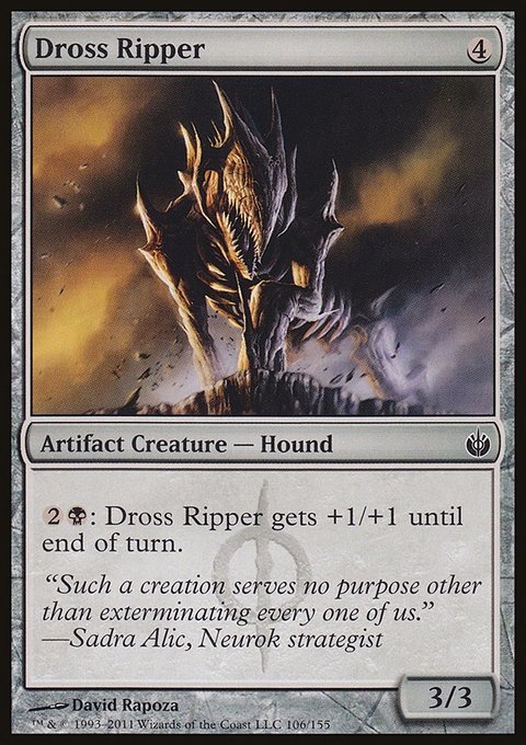 Dross Ripper, Mirrodin Besieged #106, Magic: The Gathering card
