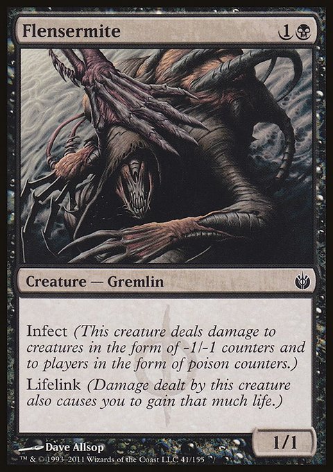 Flensermite, Mirrodin Besieged #41, Magic: The Gathering card