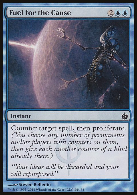 Fuel for the Cause, Mirrodin Besieged #25, Magic: The Gathering card