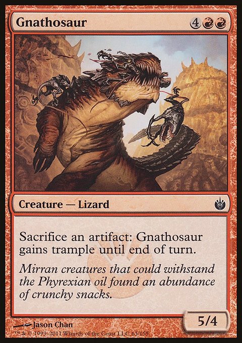Gnathosaur, Mirrodin Besieged #63, Magic: The Gathering card