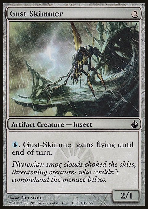 Gust-Skimmer, Mirrodin Besieged #108, Magic: The Gathering card