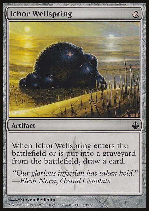 Ichor Wellspring, Mirrodin Besieged #110, Magic: The Gathering card