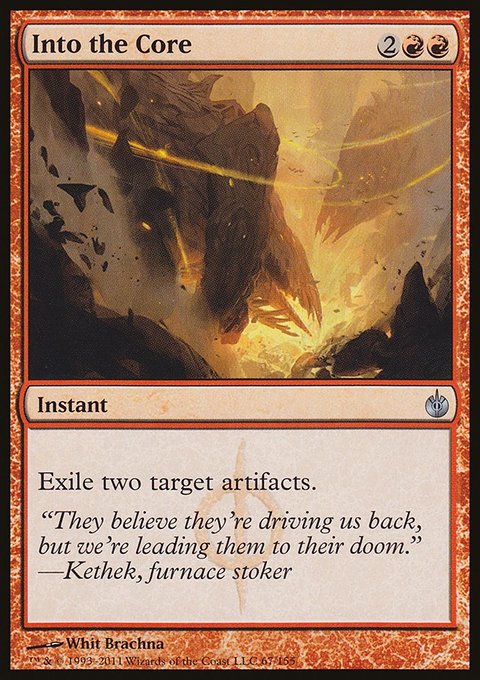 Into the Core, Mirrodin Besieged #67, Magic: The Gathering card