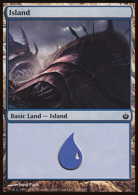 Island, Mirrodin Besieged #149, Magic: The Gathering card