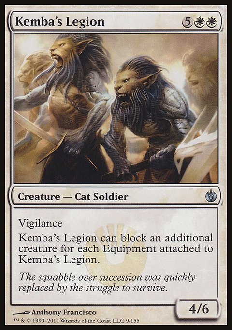 Kemba's Legion, Mirrodin Besieged #9, Magic: The Gathering card