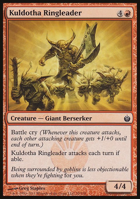 Kuldotha Ringleader, Mirrodin Besieged #70, Magic: The Gathering card