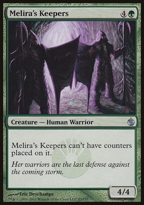 Melira's Keepers, Mirrodin Besieged #83, Magic: The Gathering card