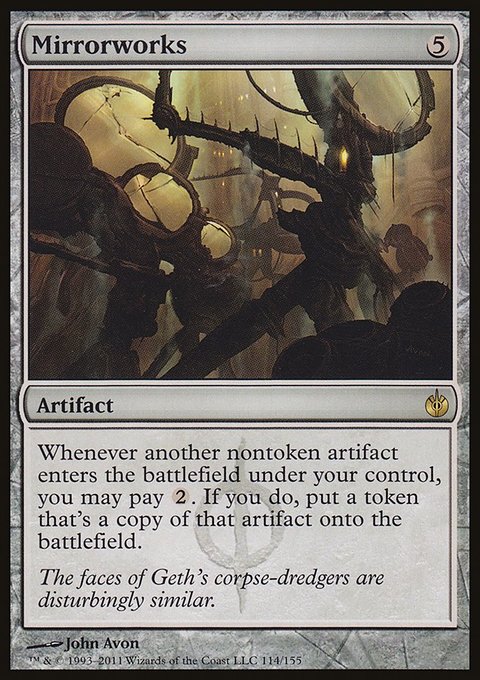 Mirrorworks, Mirrodin Besieged #114, Magic: The Gathering card