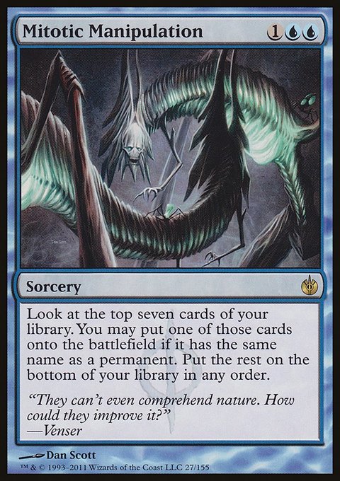 Mitotic Manipulation, Mirrodin Besieged #27, Magic: The Gathering card