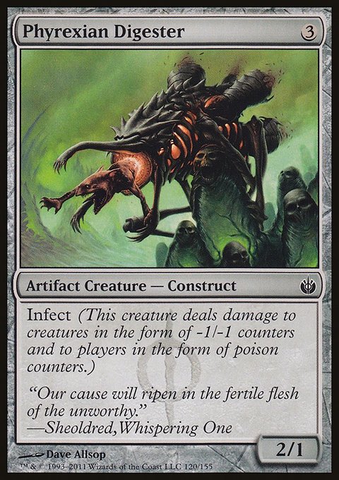 Phyrexian Digester, Mirrodin Besieged #120, Magic: The Gathering card