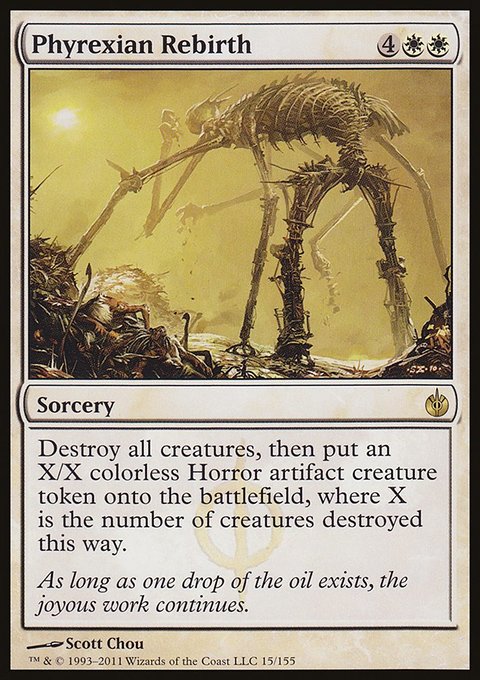 Phyrexian Rebirth, Mirrodin Besieged #15, Magic: The Gathering card