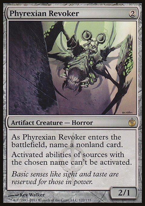 Phyrexian Revoker, Mirrodin Besieged #122, Magic: The Gathering card