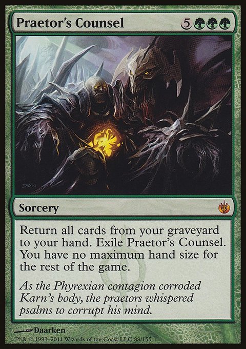 Praetor's Counsel, Mirrodin Besieged #88, Magic: The Gathering card
