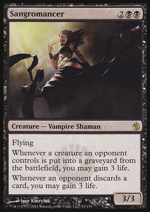 Sangromancer, Mirrodin Besieged #53, Magic: The Gathering card